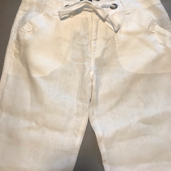 Sanctuary White Linen Pants - Picture 4 of 6